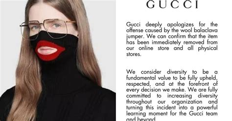 gucci blackface jumper womens|Gucci Apologizes And Removes Sweater Following 'Blackface' .